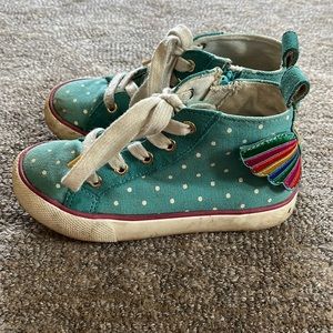 Toddler Girl Mini Boden High top Sneakers - Size 27